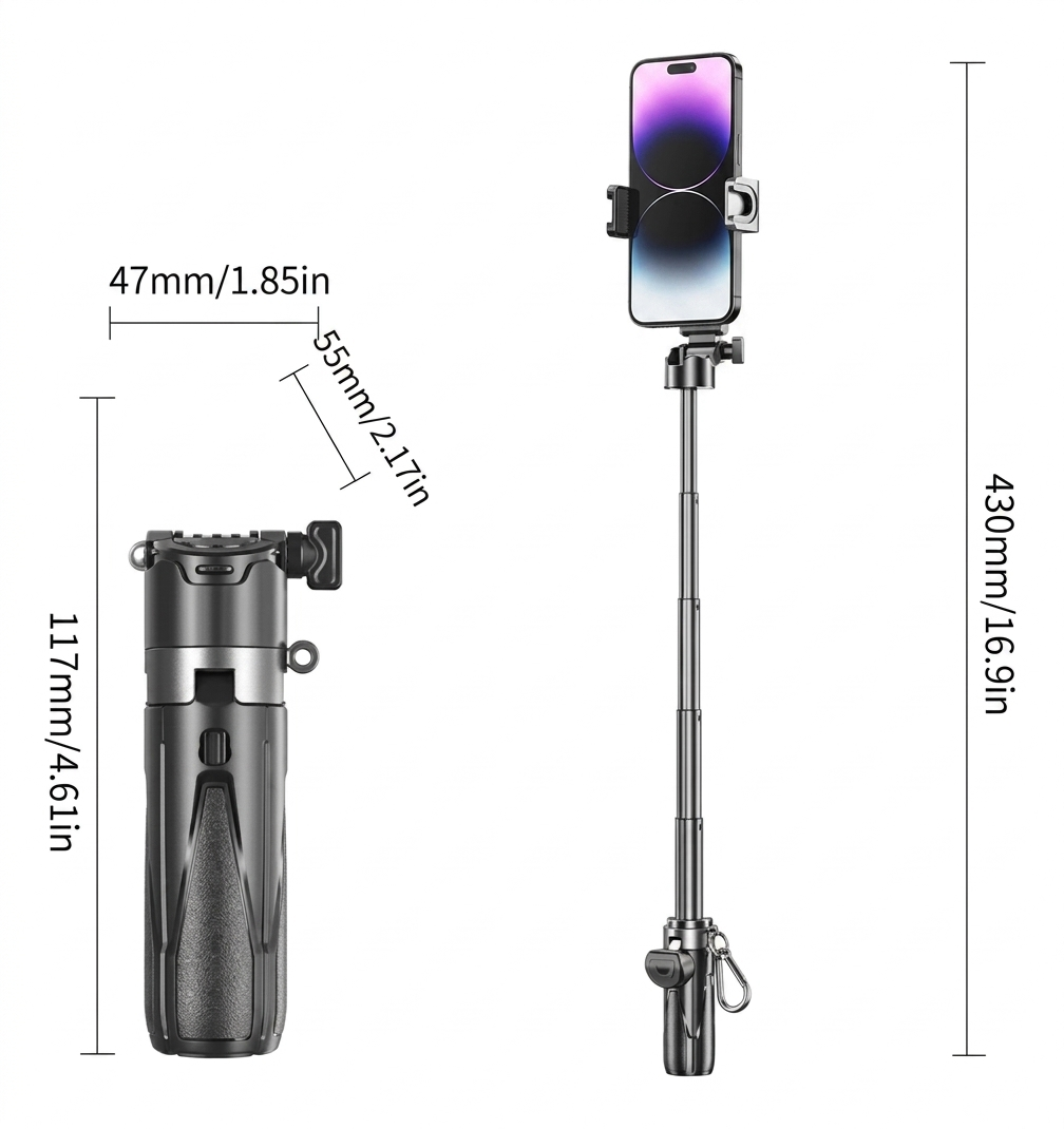 Mini Trípode Selfie P15 Pro De Bolsillo